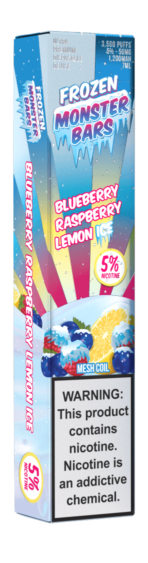 Frozen Blueberry Raspberry Lemon Monster Bar